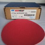 RedHeat 80 Grit 6" Disc 59699